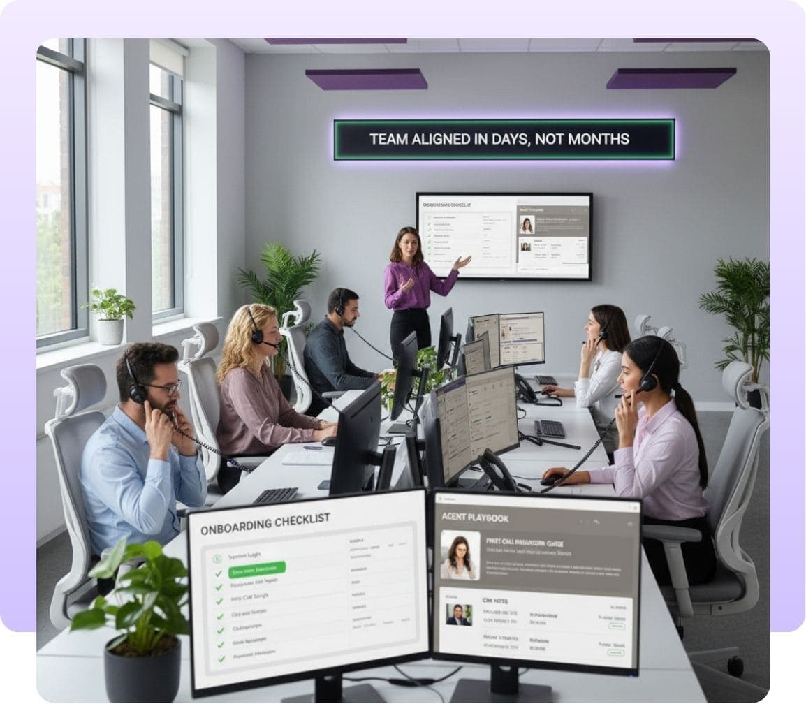 Team allineati in giorni, non mesi